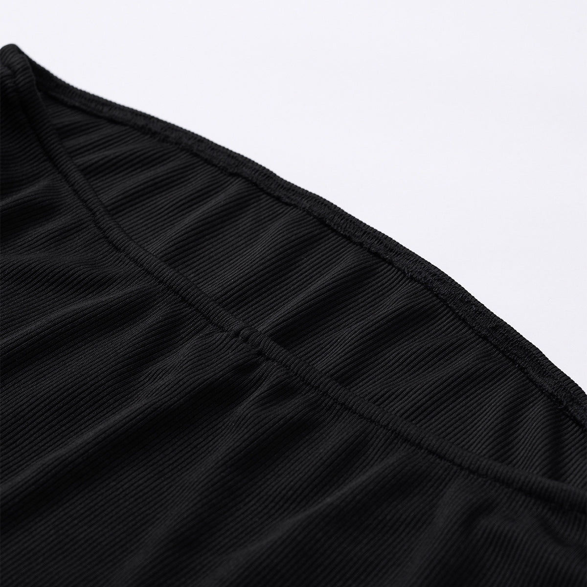 Dame figursyet strop-jumpsuit i ribmønster Stilla