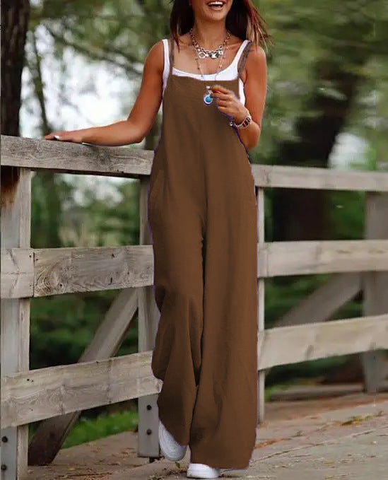 Stilla | Løs og Bredbenet Jumpsuit
