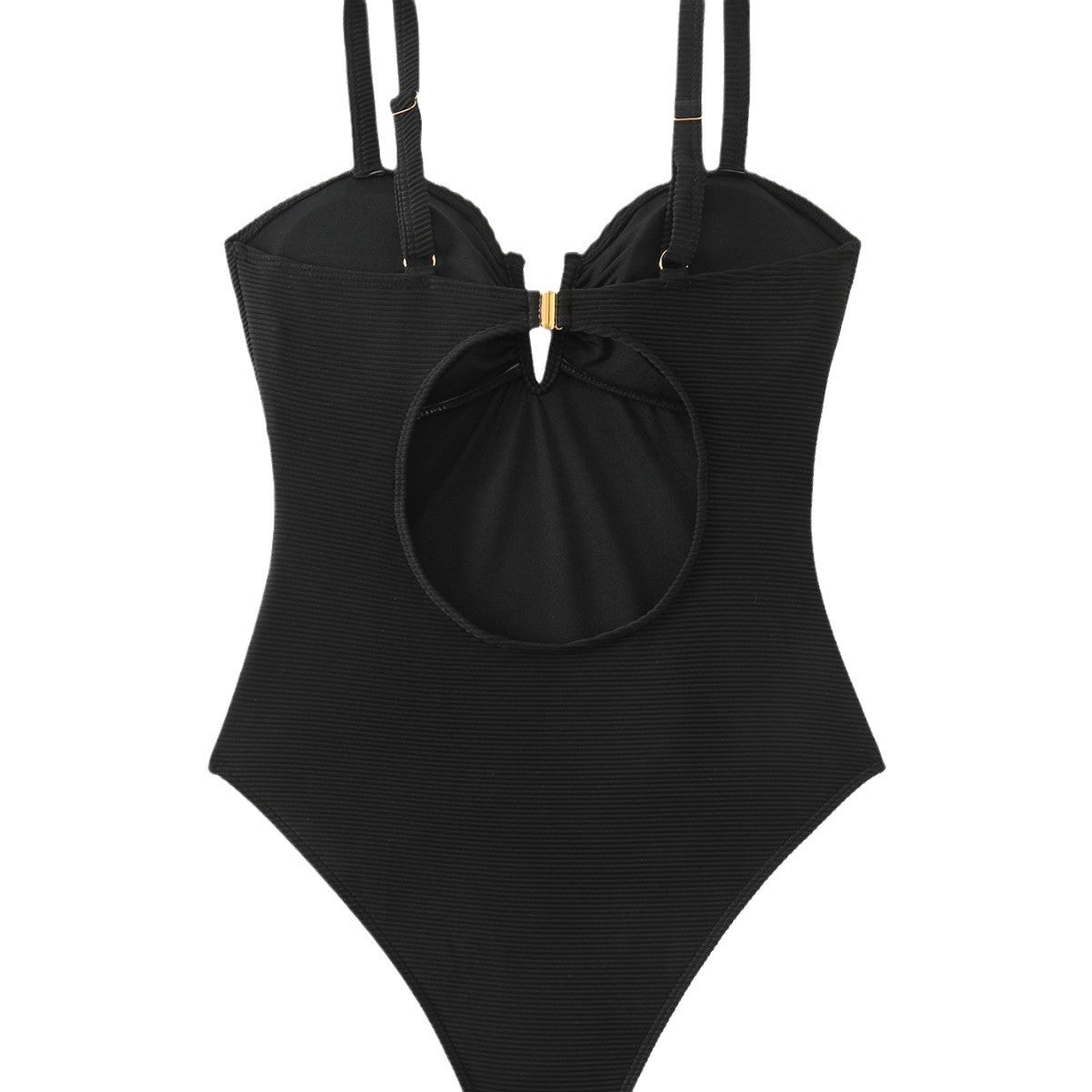Dame Eintøjs badedragt med moderigtig lynlås og elegant ribstruktur Stilla