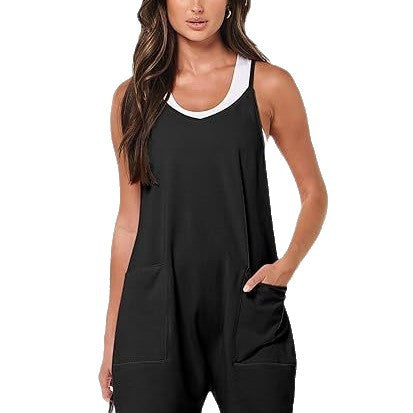 Dame fritids ærmeløs jumpsuit med lommer Stilla