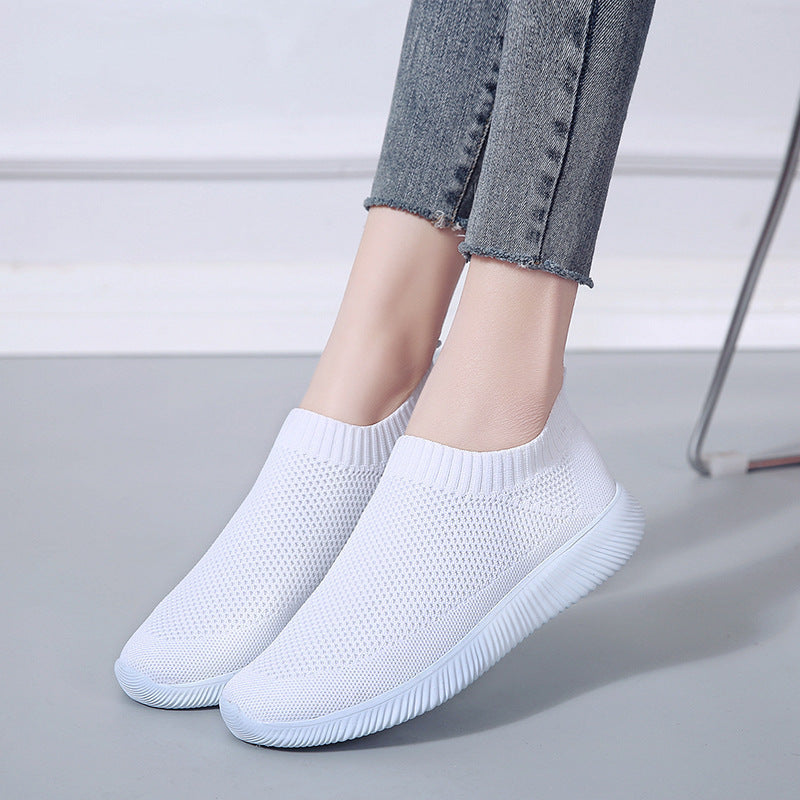 Dame Åndbare Slip-On Sportssko med elastisk Overdel Stilla