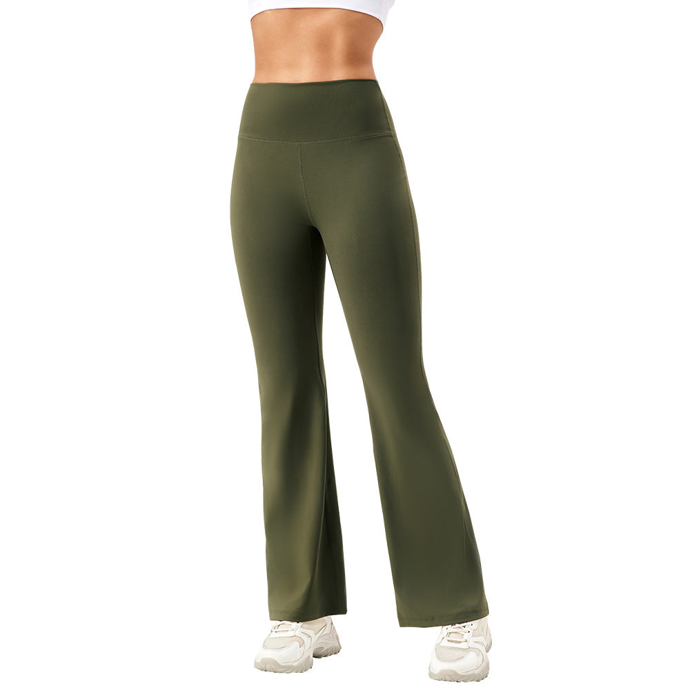 Dame Flared Sport-Leggings med høj talje og åndbare egenskaber Stilla