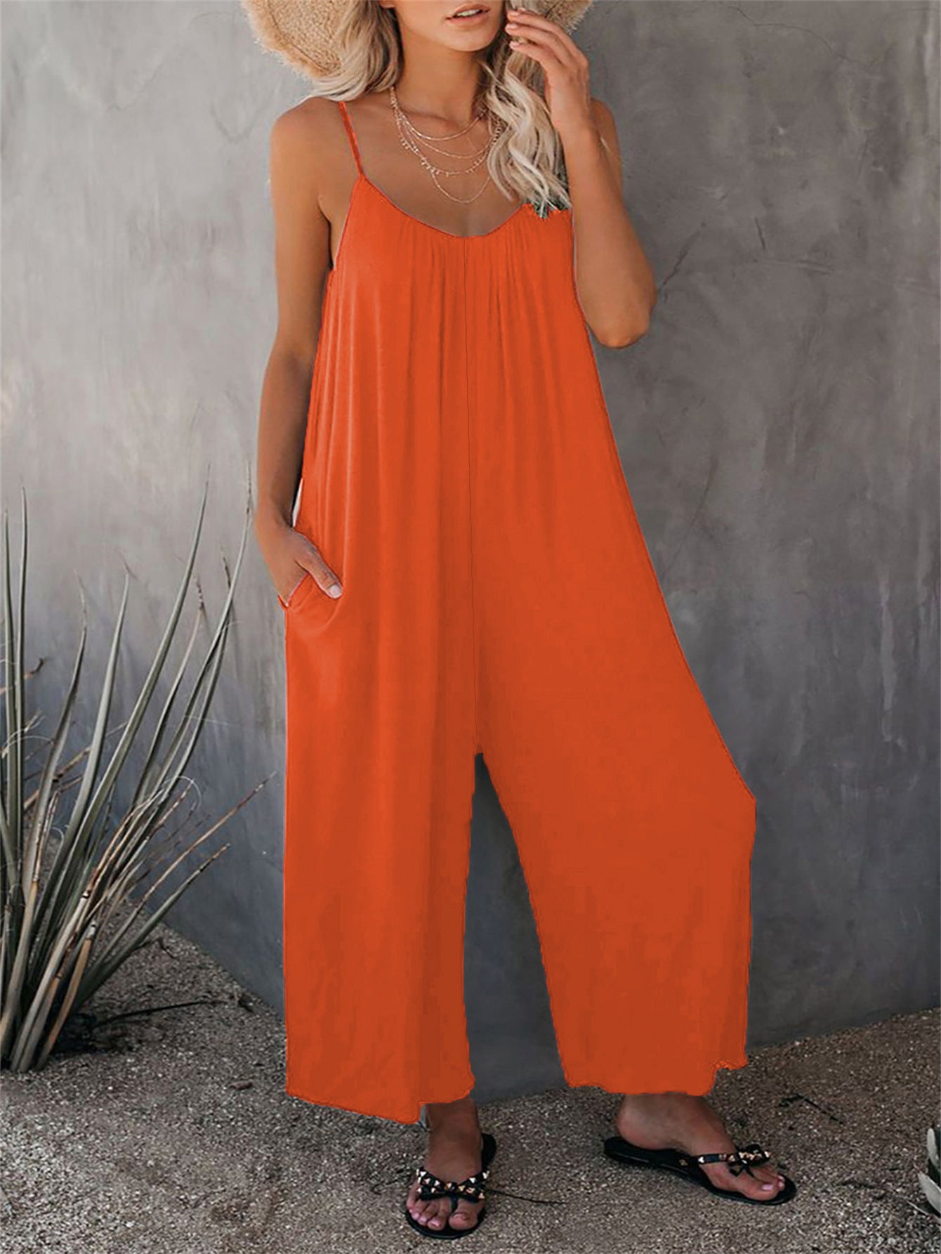 Dame Bohemian Løst Sidende Jumpsuit Stilla