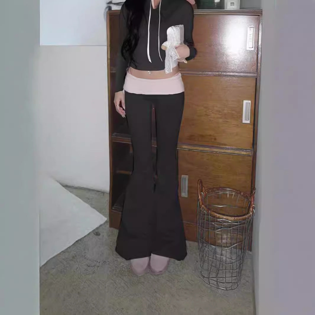 Dame Bootcut-Leggings med høj talje Stilla