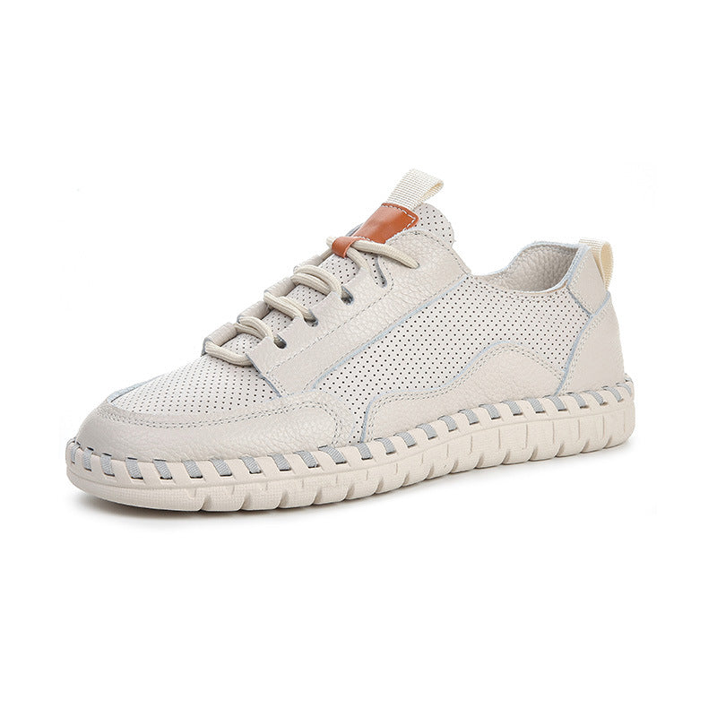 Herrer Åndbar Læder Sneakers Stilla
