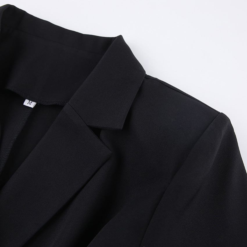 Dame elegant blazer-kjole med struktureret silhuet og figursyet snit Stilla