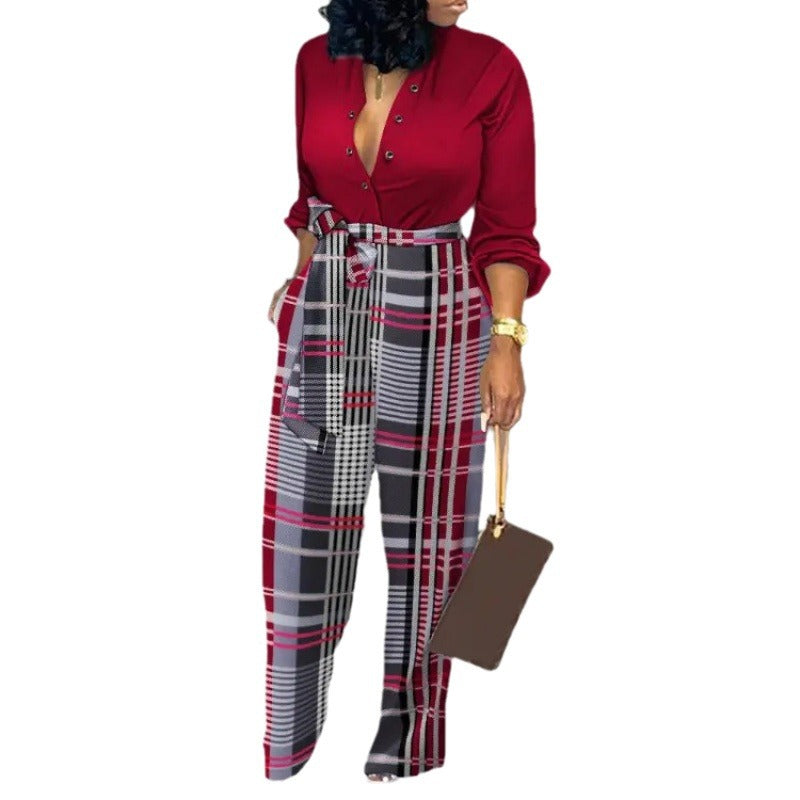 Dame Jumpsuit med trendy denim-design og praktiske lommer Stilla