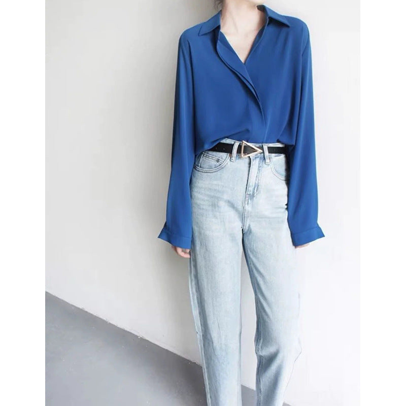 Dame elegant bluse med moderne snit og høj kvalitet detaljer Stilla