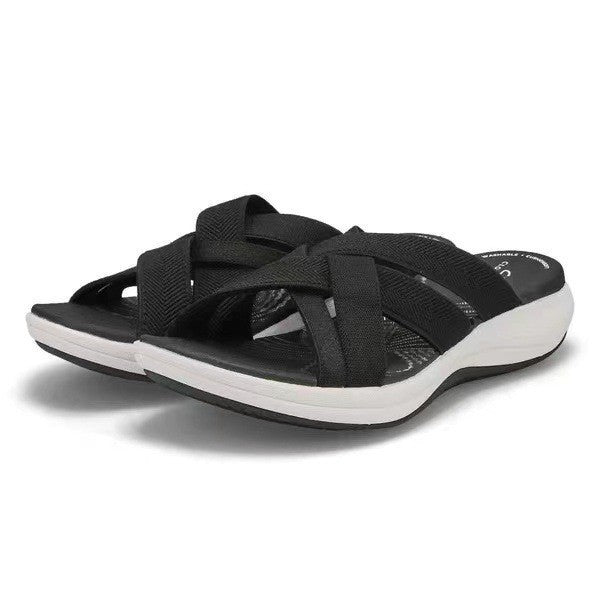Dame Komfortable og stilfulde Slingback Sandaler med ergonomisk fodbund Stilla