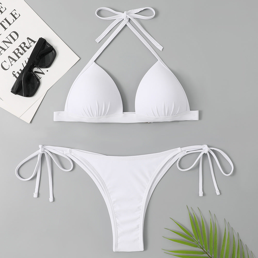 Dame Triangle Tie-Back Bikini Sæt Stilla