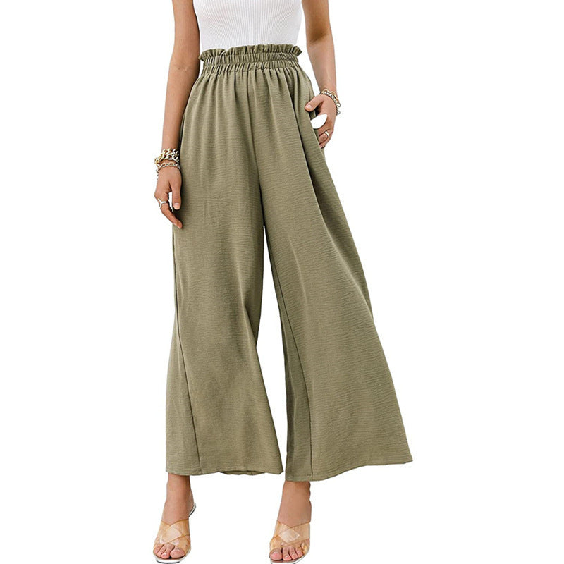 Dame Bredbenet Culotte med elastisk Bund Stilla
