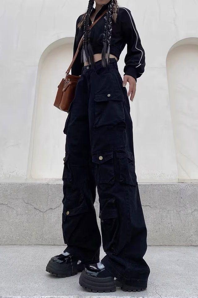 Stilla | Multi-pocket Loose Cargo Bukser