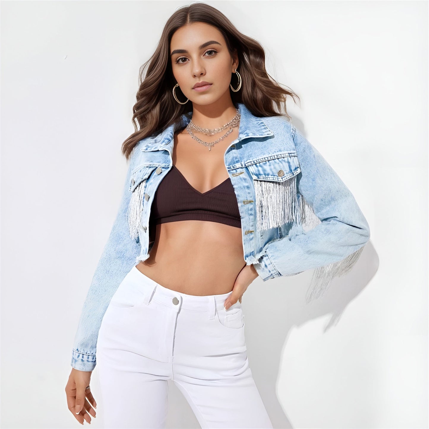 Stilla | Kort Denimjakke Mckinley