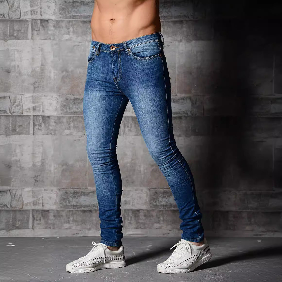 Herre Skinny Leggings med høj elasticitet og sporty pasform Stilla