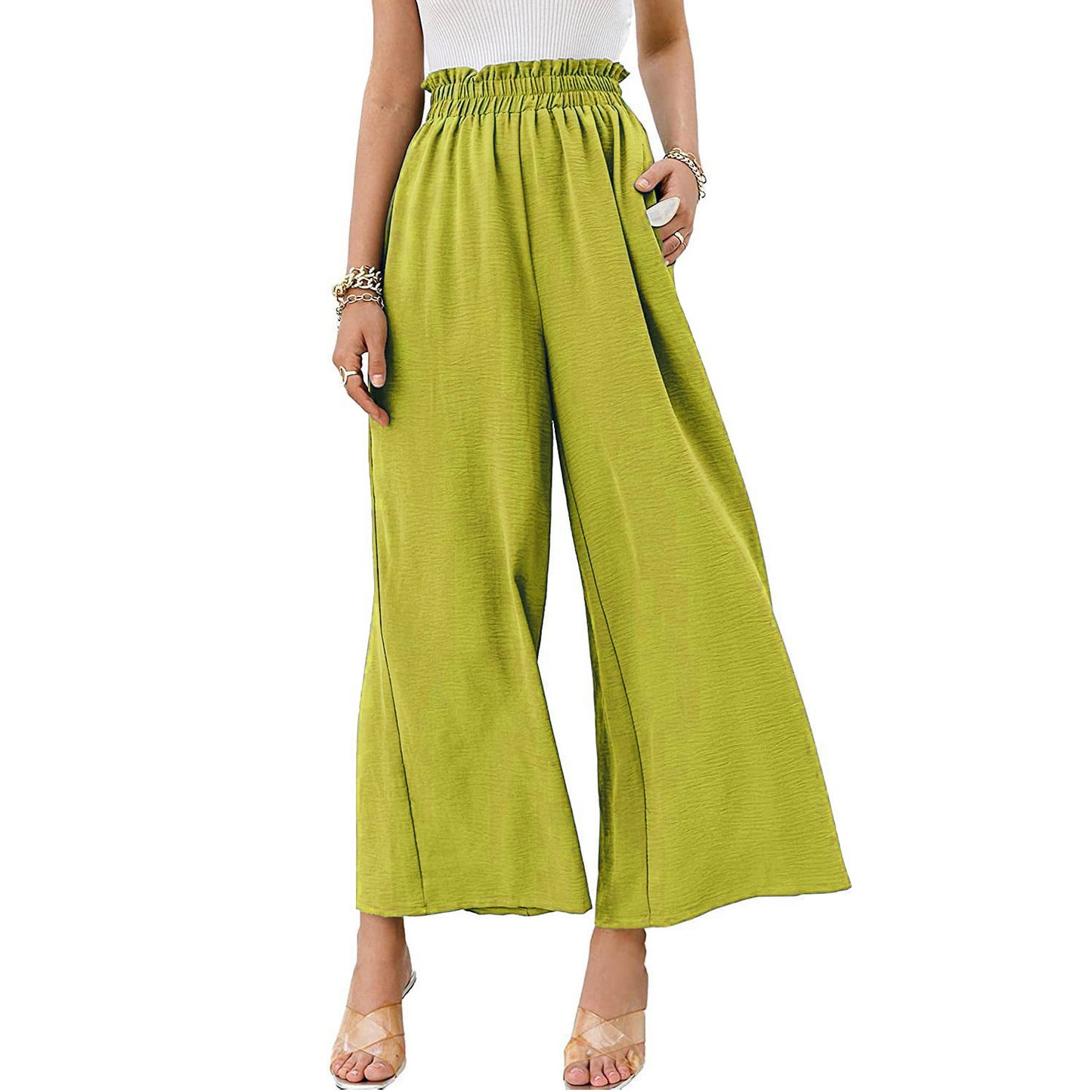 Dame Bredbenet Culotte med elastisk Bund Stilla