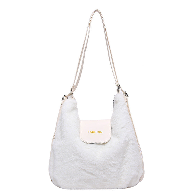 Femme Chic Falsk pels Skuldertaske Stilla