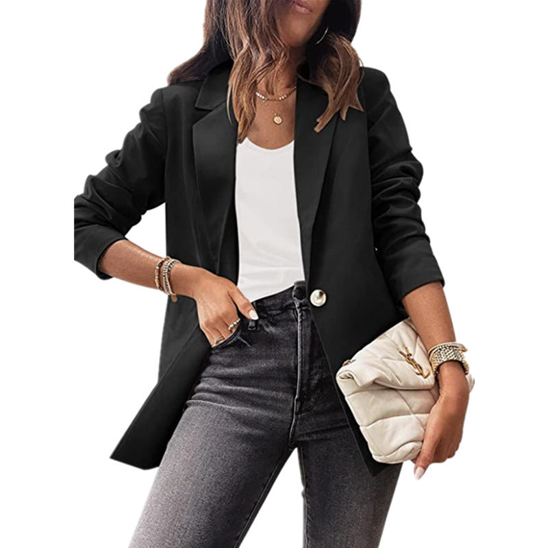 Damer Elegant og behagelig blazer med dæmpet glans Stiila