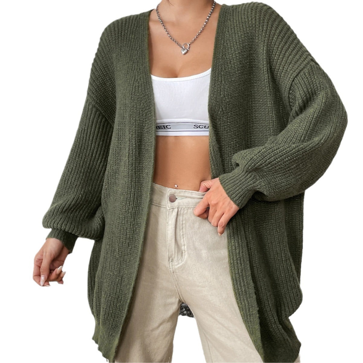 Femme Oversized Strikjakke Stilla