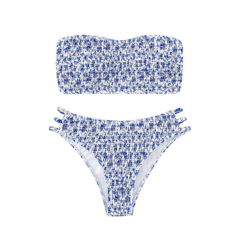 Bikini-sæt til kvinder uden stropper med smock Stilla