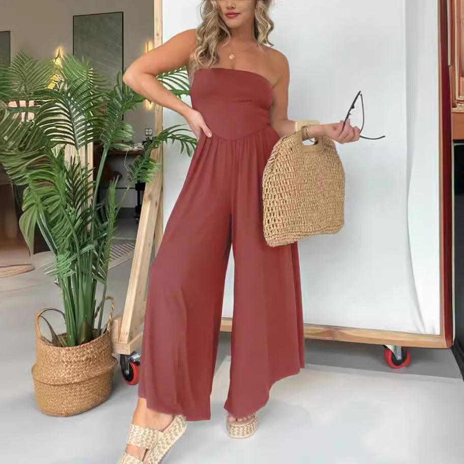 Kvinde Strapless Bred Ben Jumpsuit Stilla 1750322261