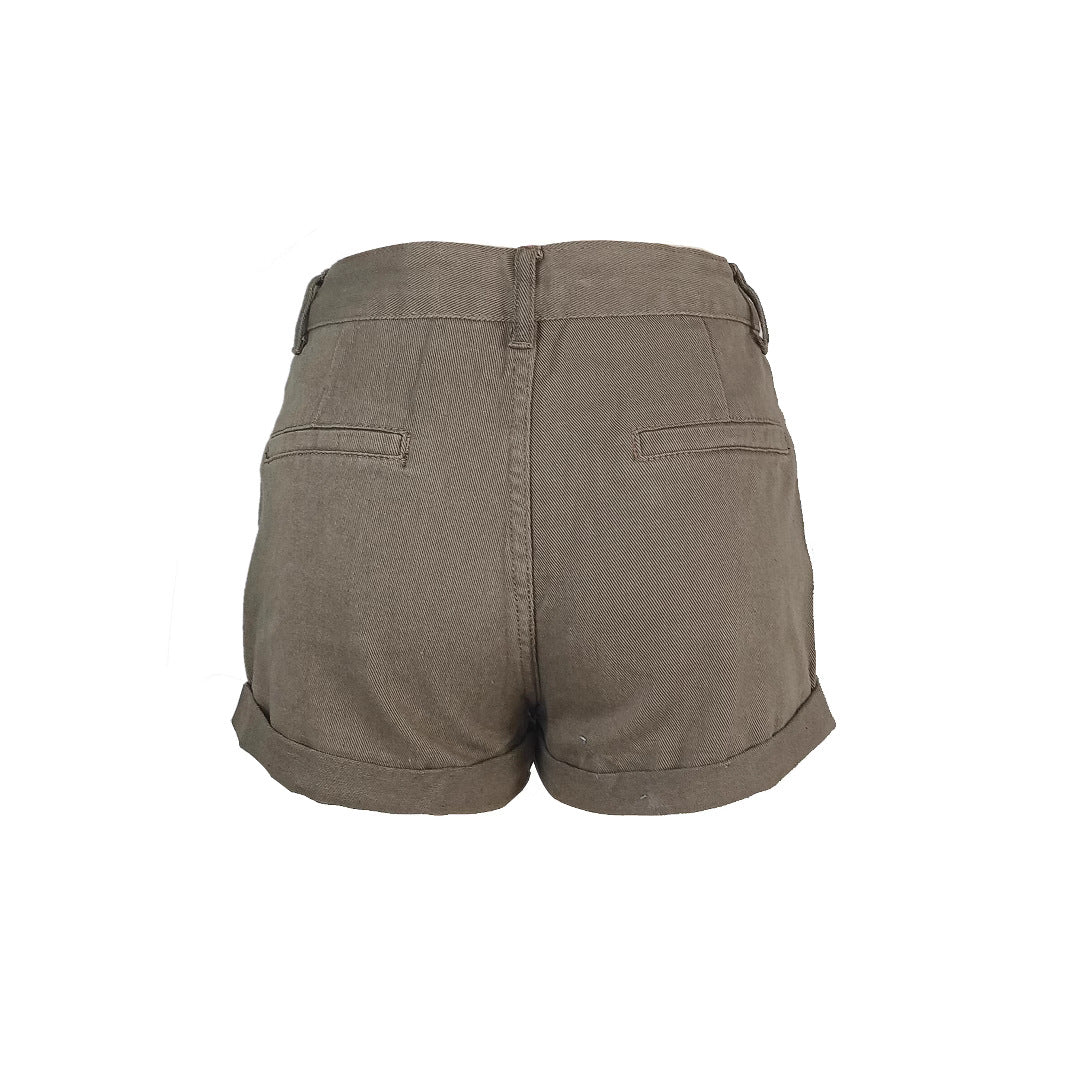 Dame afslappede shorts med praktiske lommer og højt liv Stilla