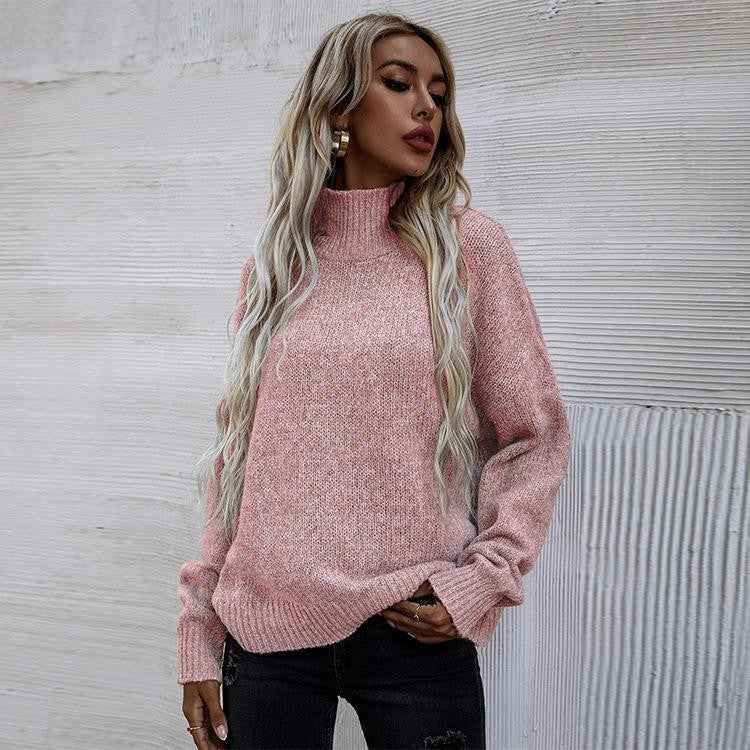 Dame sweatshirts med høj krave og afslappet oversized pasform Stilla