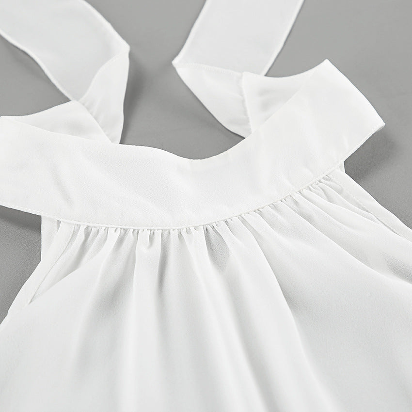 Dame blouse med smart sløjfe krave og elegant snit Stilla