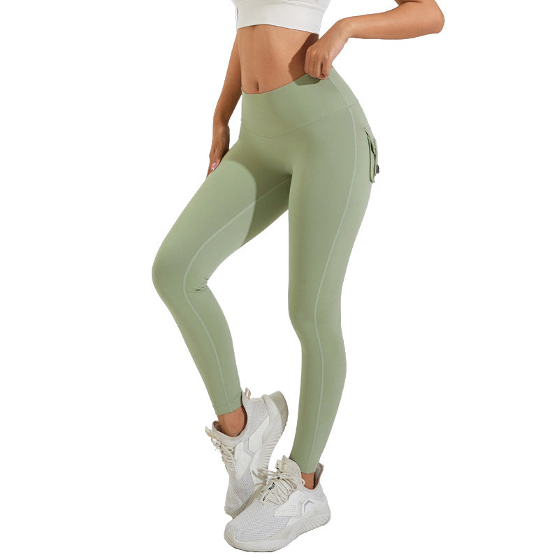 Damer Sporty Leggings med praktiske lommer Stilla