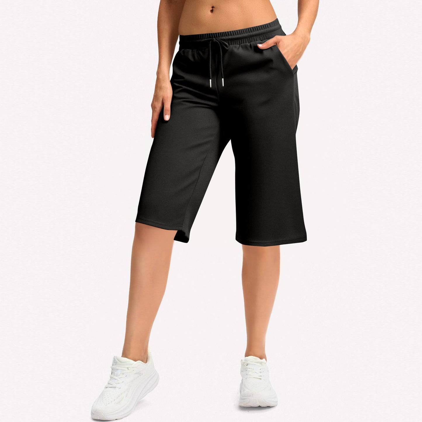 Dame Sporty Bermudashorts med praktiske lommer Stilla