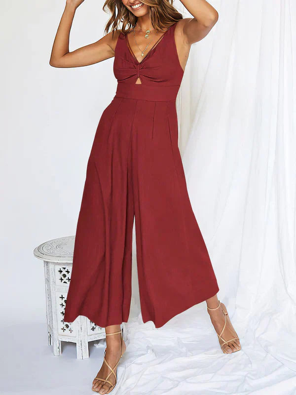 Stilla | Kvinders V-hals Cut Out Jumpsuit