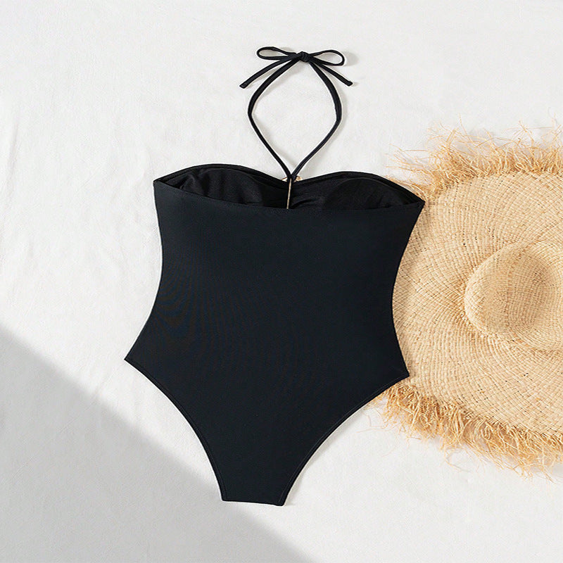 Dame Cut-Out Halter Neck Enstykke Badetøj Stilla