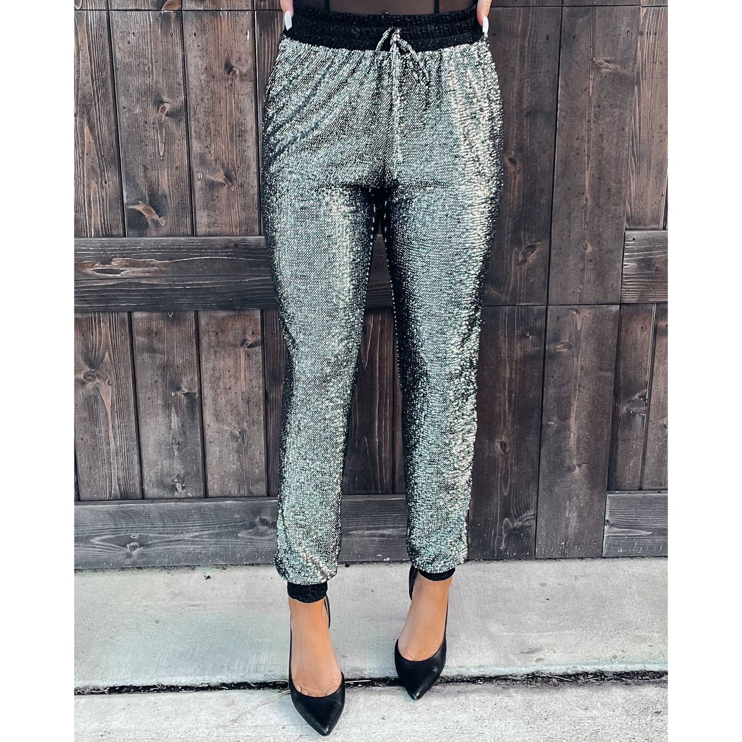 Dame Glitrende Én-delt Outfit Stiila