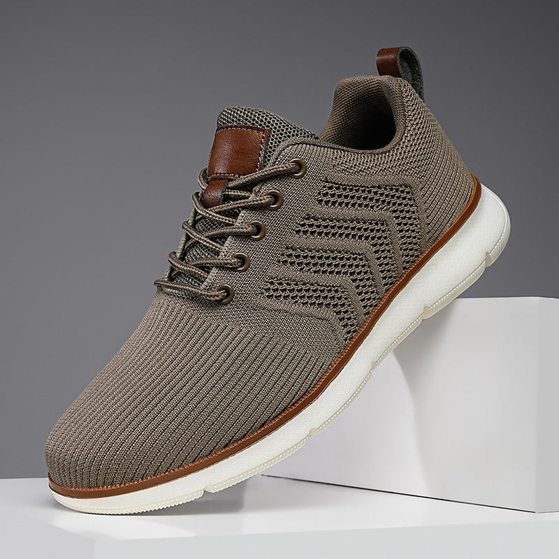 Herre alsidige åndbare strik-sneakers med ortopædisk støtte Stilla