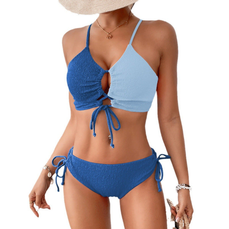 Dame Bikini med moderne Cut-Out og legende bindebånd Stilla