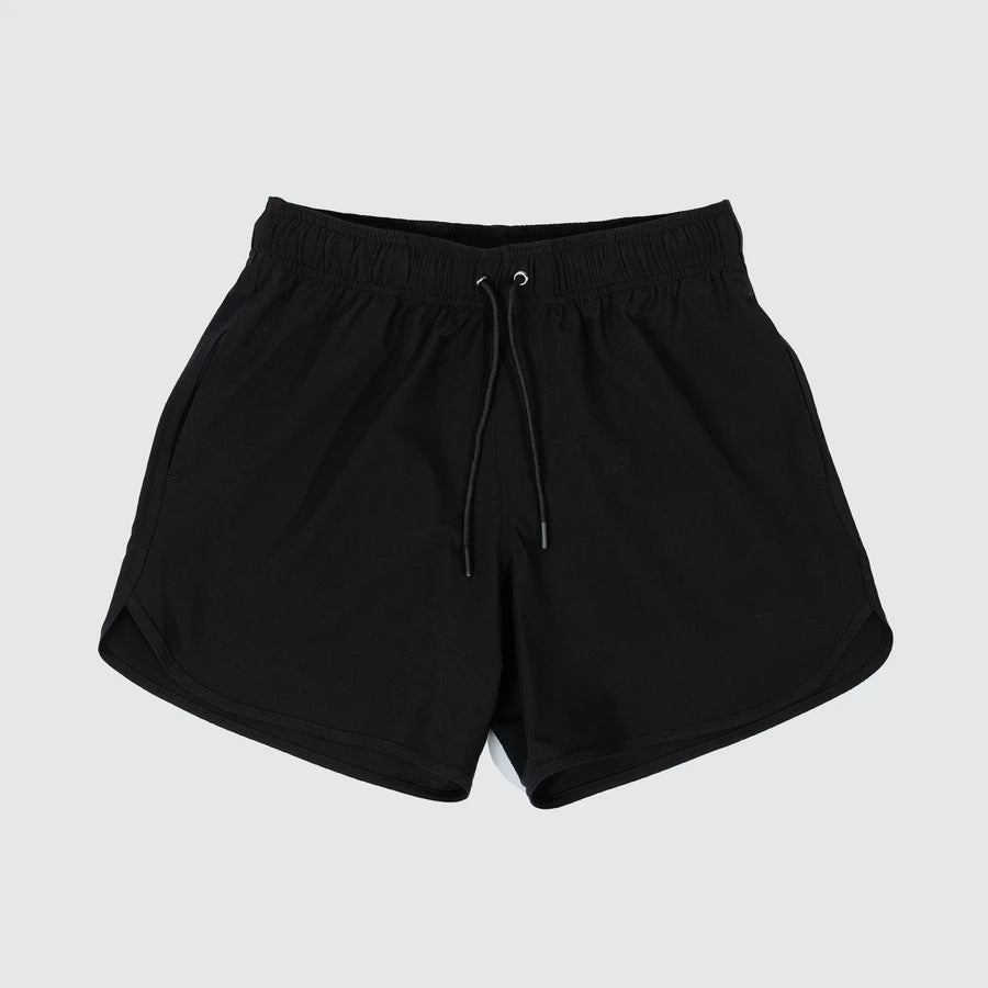 Herrer Sportlige Badetrunks med elastisk bund og innovativt camouflage-design Stilla