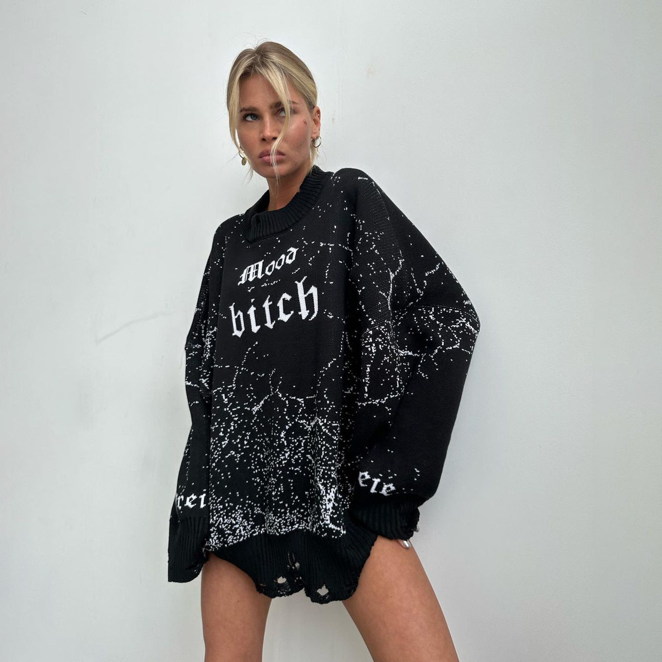 Stilla | Streetwear Strikket Pullover Sweater