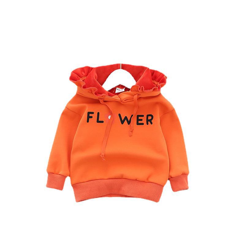 Børne Rüsch Hoodie Sweatshirt med Floralprint Stilla