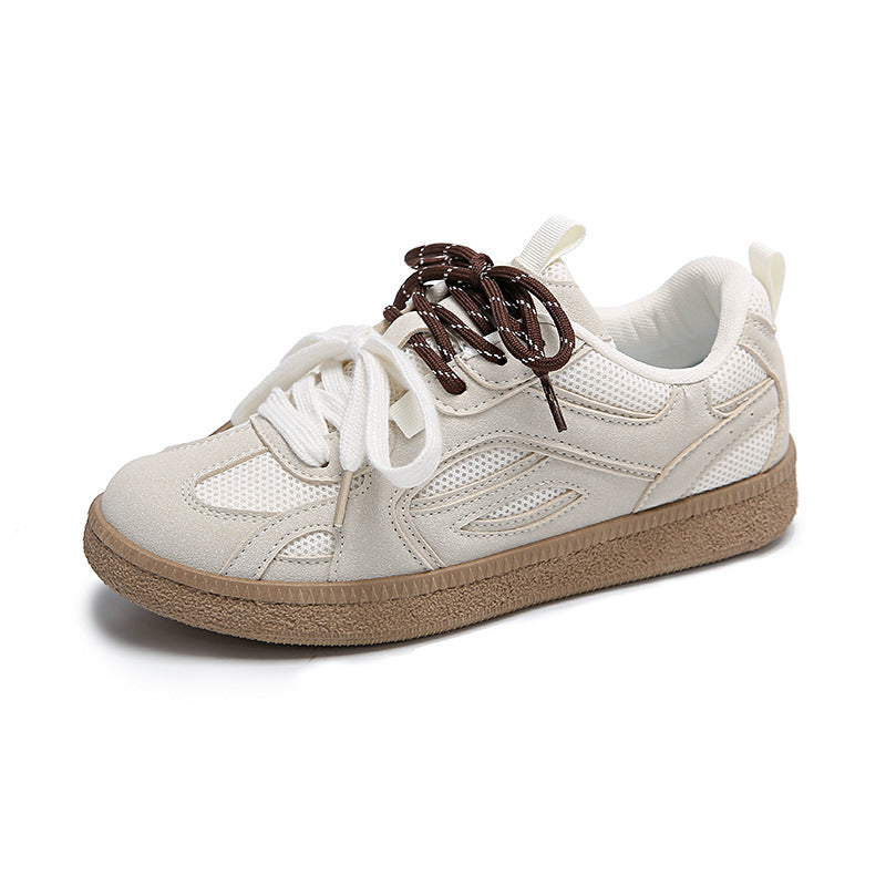Dame Komfort-sneakers med innovativt snøresystem og åndbar mesh-overflade Stilla