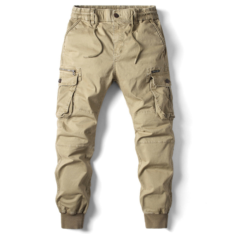 Herrer Cargo Jogger med justerbare manschetter og utility-lommer Stilla