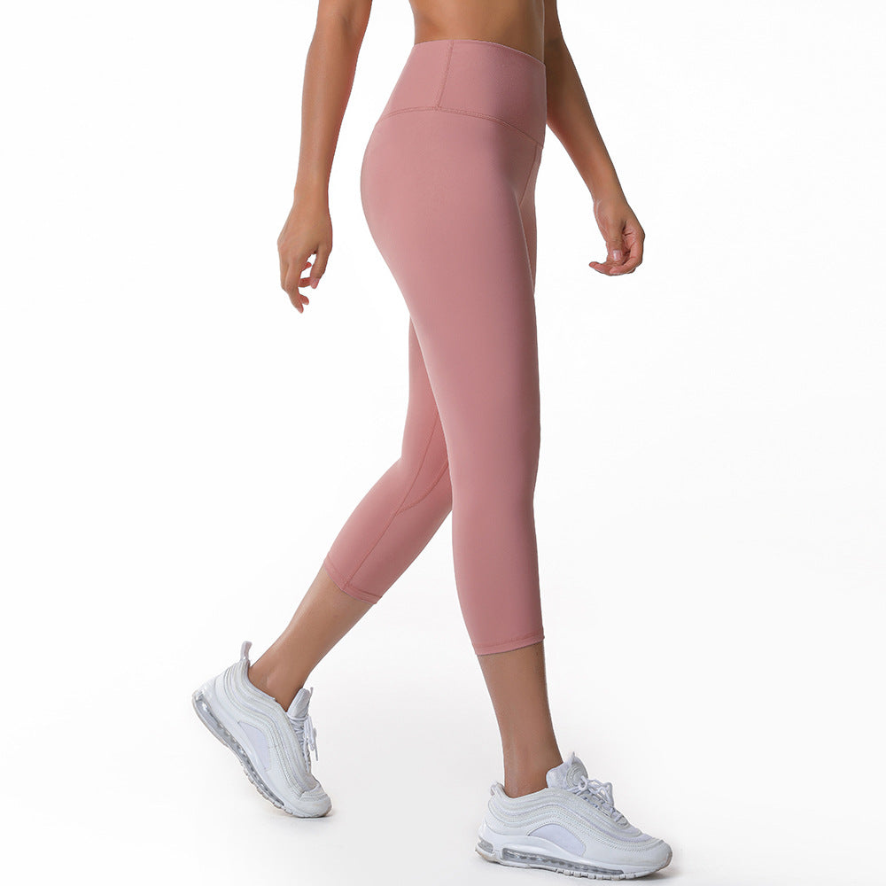 Dame højtydende leggings med høj talje og åndbart stof Stilla