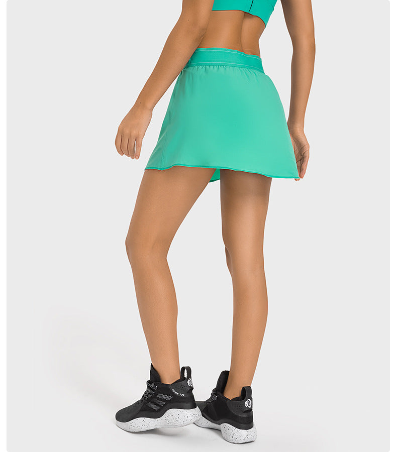 Stilla | Waist Kølende Tennis Skort Hurtigtørrende, Åndbar & Indbyggede Shorts