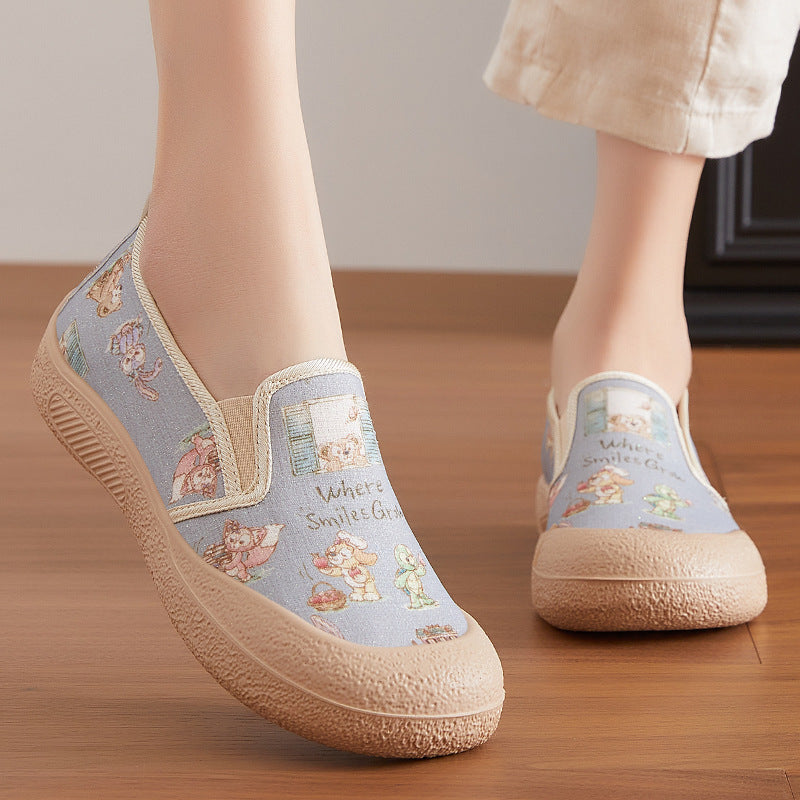 Dame Komfortable Slip-On Hjemmesko med legende Design Stilla