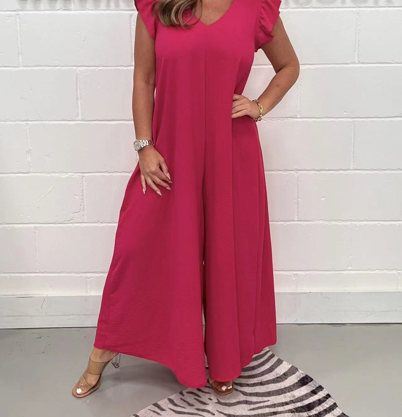 Dame luftig jumpsuit med voluminøs snit Stilla