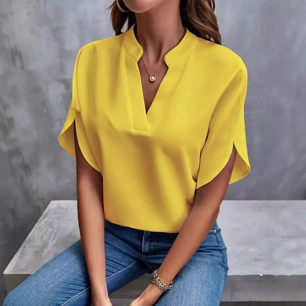 Dame bluser skjorte med casual snit og elegante detaljer Stilla
