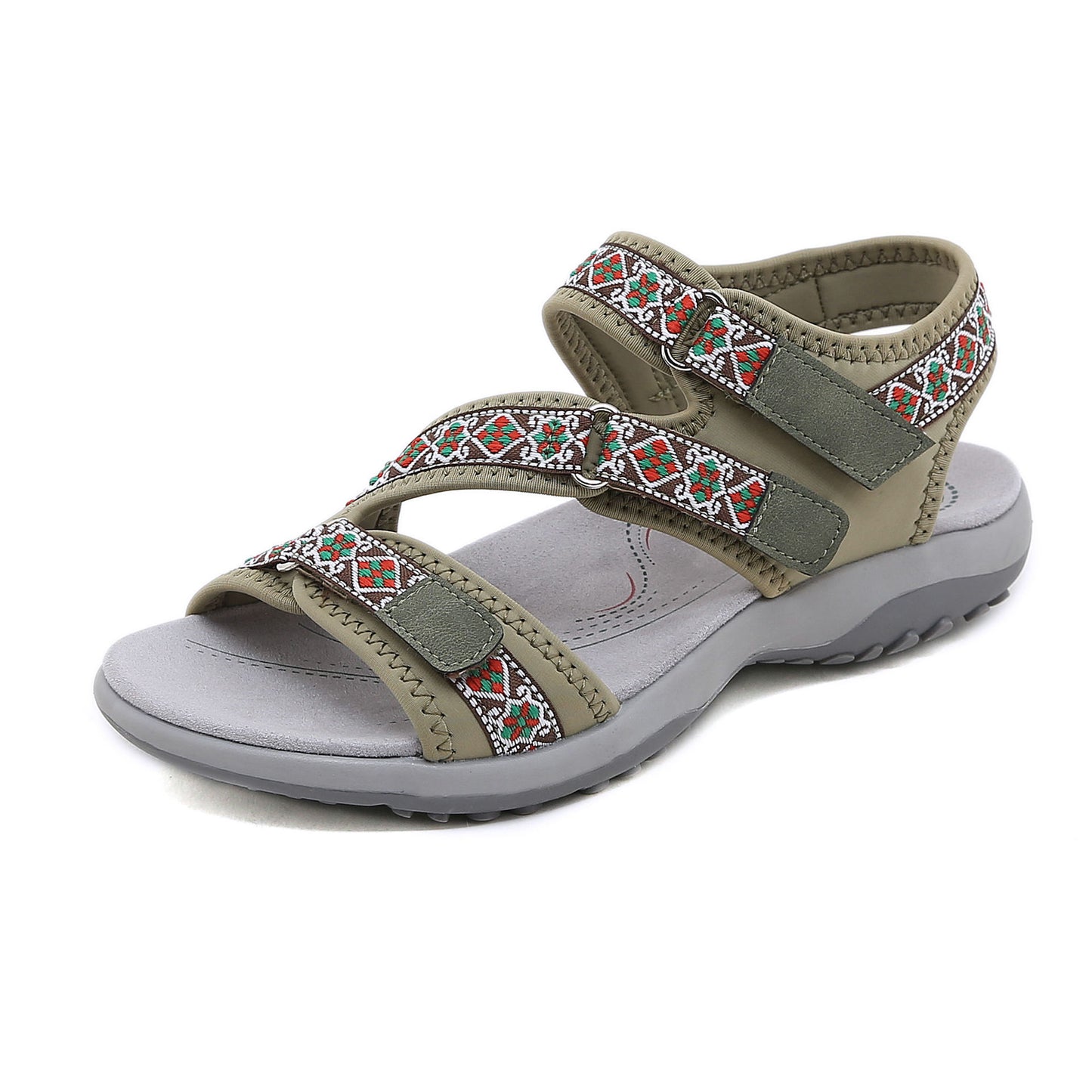 Dame Sporty Trekking-Sandaler med justerbare stropper og skridsikker sål Stilla