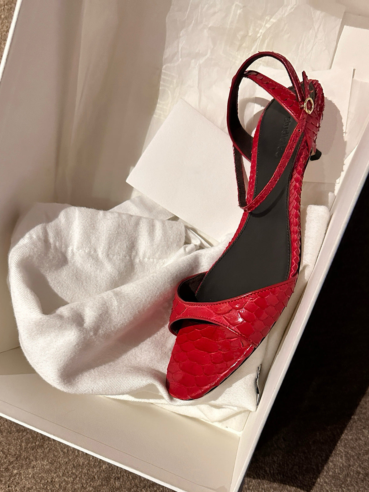 Dame elegant Åben Tå Slingback Hæle Stilla