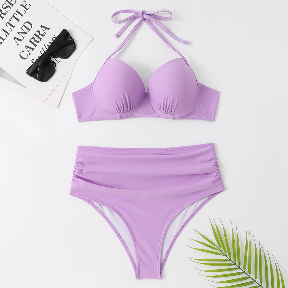 Bikini-sæt til damer med halterneck og polstring Stilla