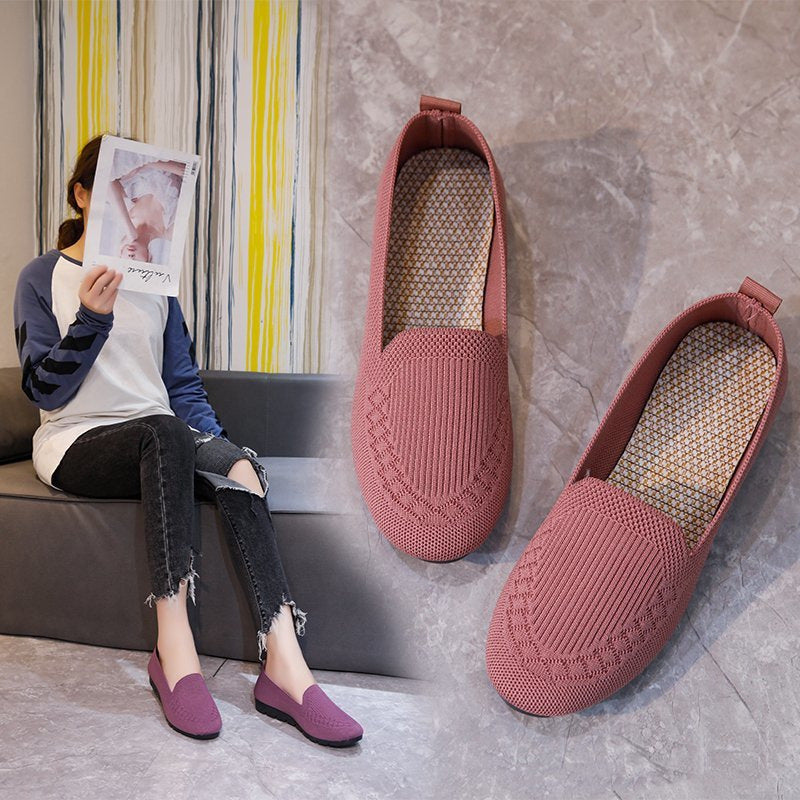 Dame elastiske Slippers med åndbart overmateriale Stilla