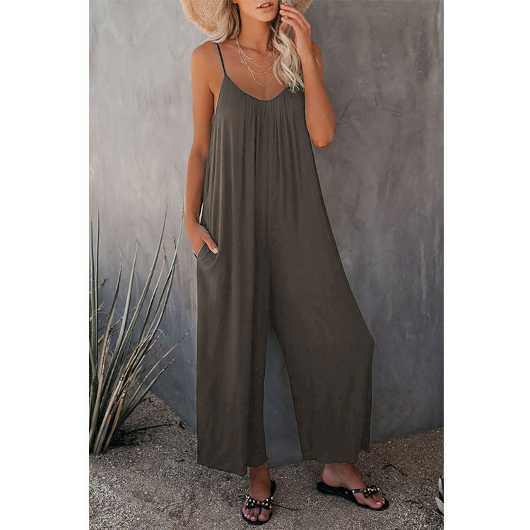 Dame Bohemian Løst Sidende Jumpsuit Stilla