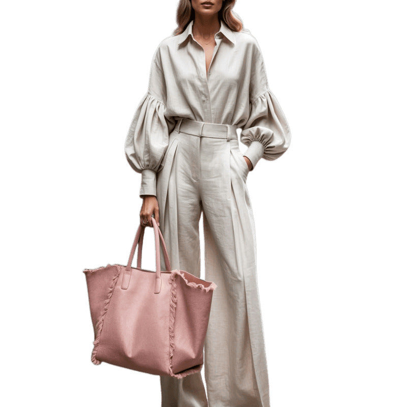Dame skræddersyet smart knap jumpsuit Stilla